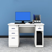椅铁皮办公电脑桌米钢制加厚单人办公桌职员办公桌办公桌子