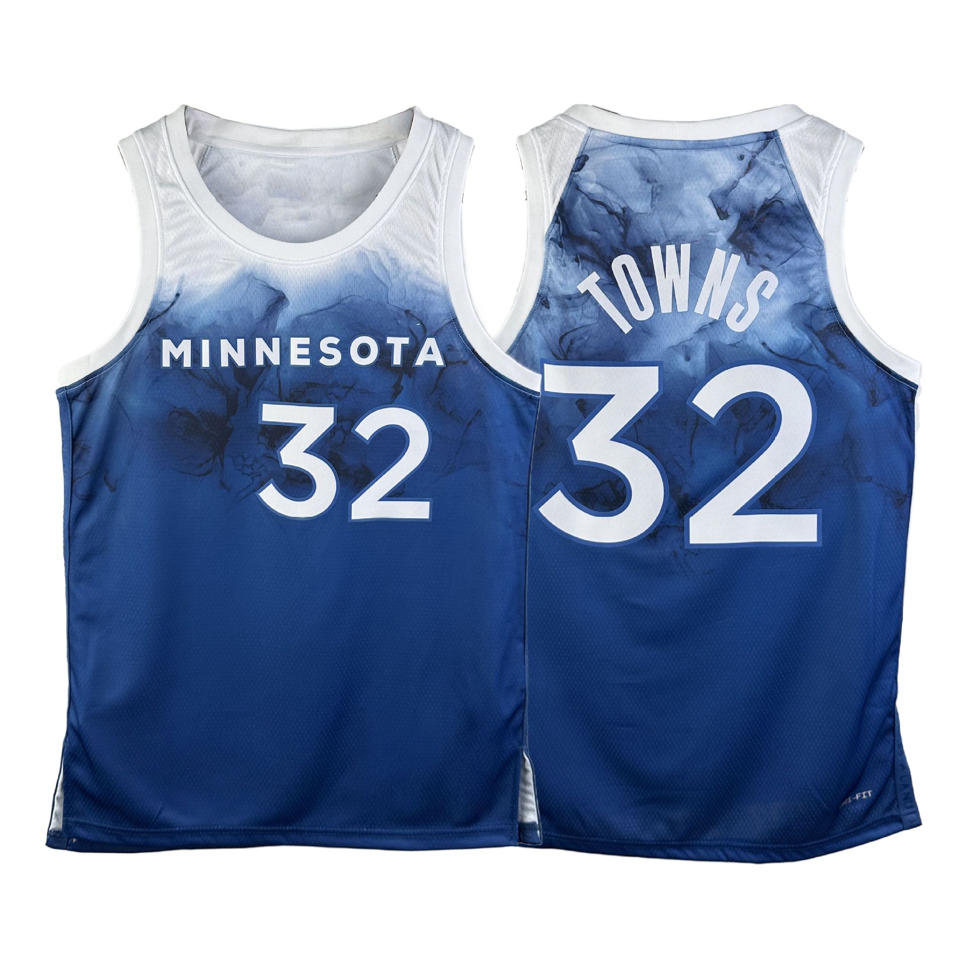 美版森林狼队爱德华兹5号唐斯李凯尔加内特城市版球衣篮球服套装