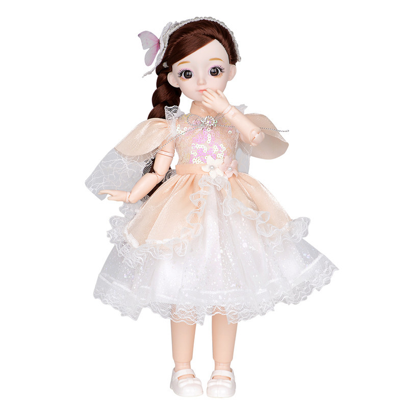 6 Points BJD Doll Clothes 30cm Doll Clothes Doll Clothes Clothes Wedding Dress Mermaid Doll Clothes Doll Clothes Clothes Girls Playing House Toys