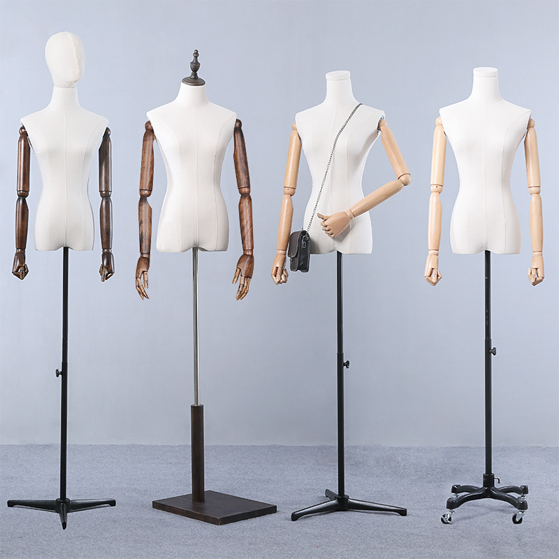 模特道具女半身服装店模特女装橱窗展示架全身婚纱衣服模特架人台