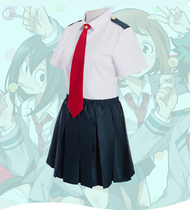 【现货批发】 我的英雄学院cosplay服 绿谷出久cos校服 cos服