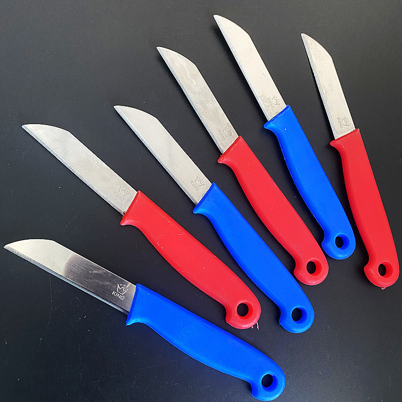 彩色水果刀  削皮刀   一元店水果刀  一元店地摊货源批发
