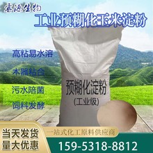 工业预糊化玉米淀粉高粘度易水溶污水处理陪菌木材粘合剂饲料发酵