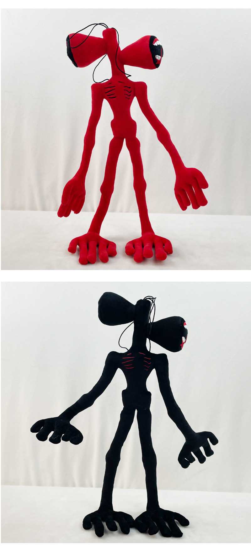 跨境siren head警笛头毛绒玩具动漫红绿灯汽笛人儿童玩具警笛玩偶