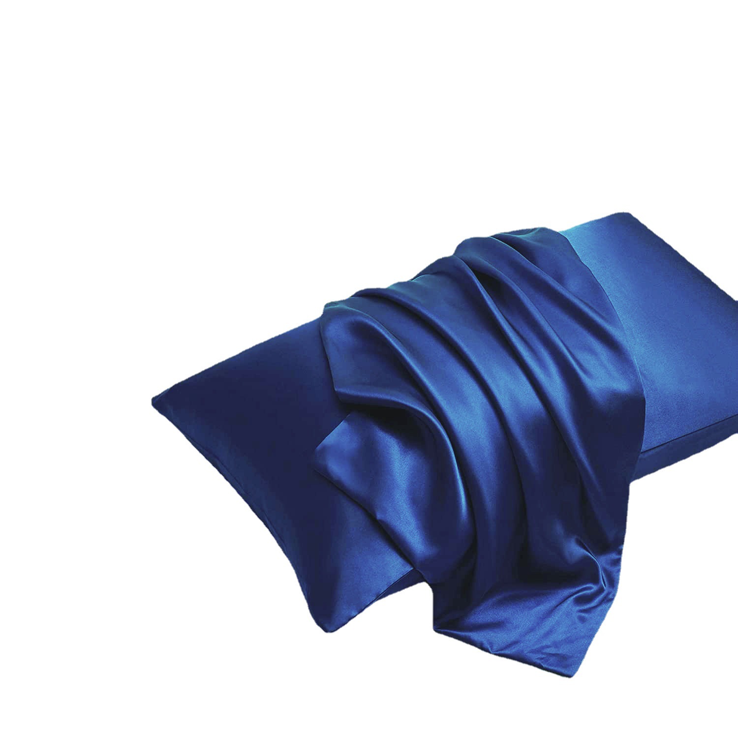 Cross-Border Silk-like Solid Color Satin Pillowcase Envelope Pillow Pillow Pillow Cases Wholesale Pillow Pair Multi-Color