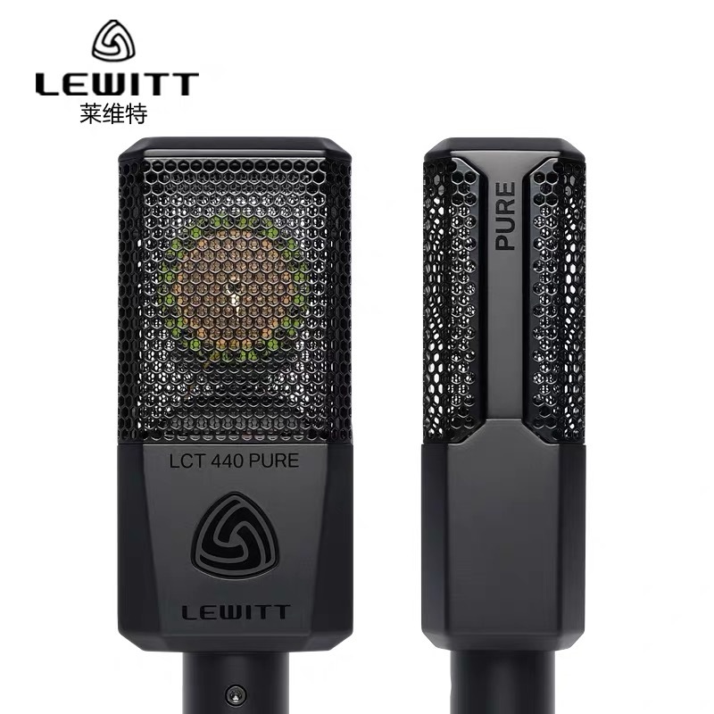 莱维特440麦克风设备声卡网红主播直播唱歌录音话筒大振膜电容麦