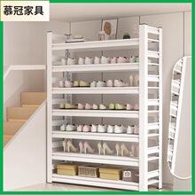 入户钢制鞋柜出租屋鞋架子家用门口简易放鞋多层大容量货架展示架