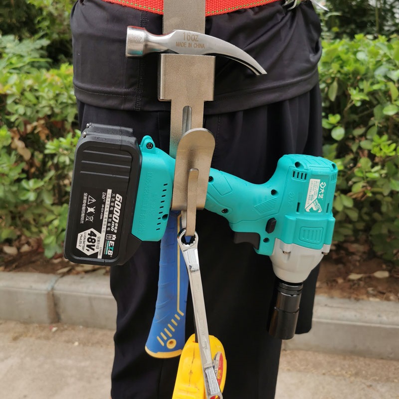 电动扳手腰间挂钩支架腰带安全绳挂架电板手肩带挎包手架电工挂勾