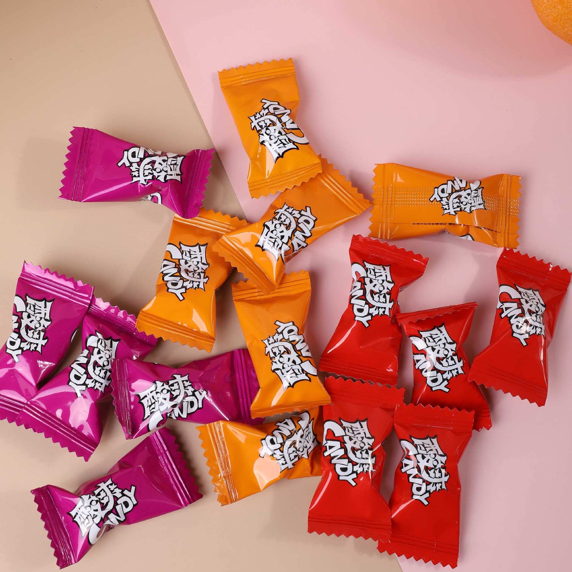 candy搞怪酸爽尖叫劲酸水果硬糖儿童超酸整蛊糖8090怀旧零食-阿里巴巴