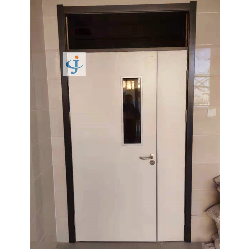 青田森森源头厂家生产学校教室子母门 带上亮窗 实木复合 防撞击