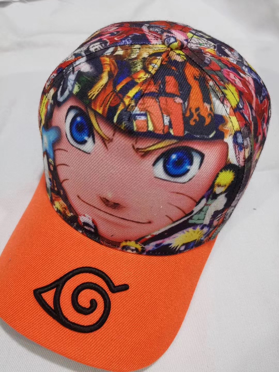 火影晓忍者帽子鸭舌帽佐助我爱罗男女士夏鸣人遮阳帽写轮眼动漫帽