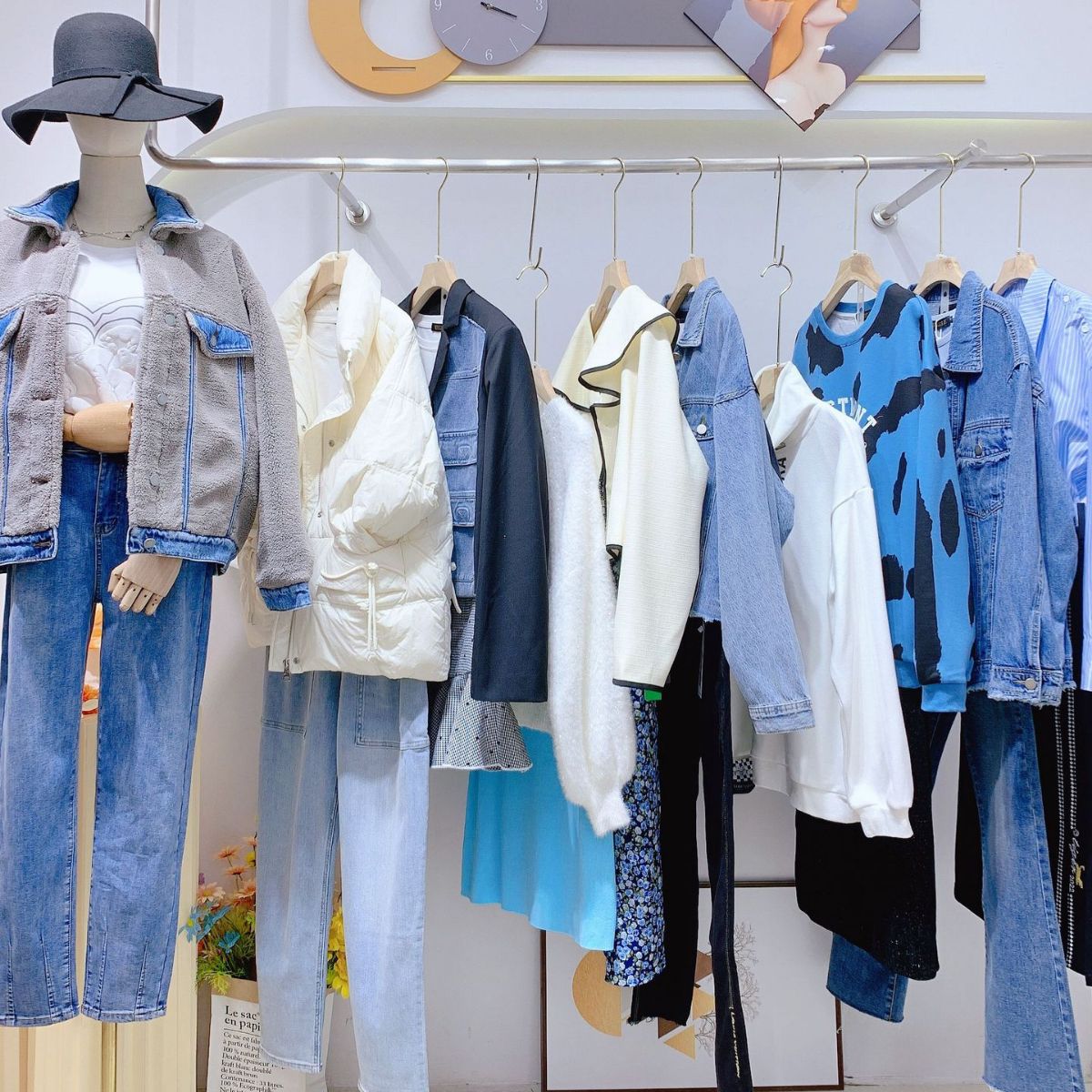 马克华菲冬季品牌女装折扣专柜撤柜尾货特价清仓衣服一手货源乐町