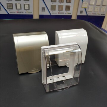 俊朗开关插座透明防水盒86型电源面板保护罩家用卫生间浴室防溅盒