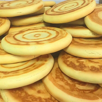 甘肃静宁特产新鲜早熟苹果李记大饼锅盔香酥脆甜两种口味装两包邮