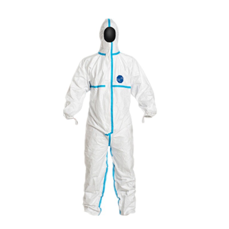 杜邦tyvek1422a 一次性胶条密封缝线型防护服 白色