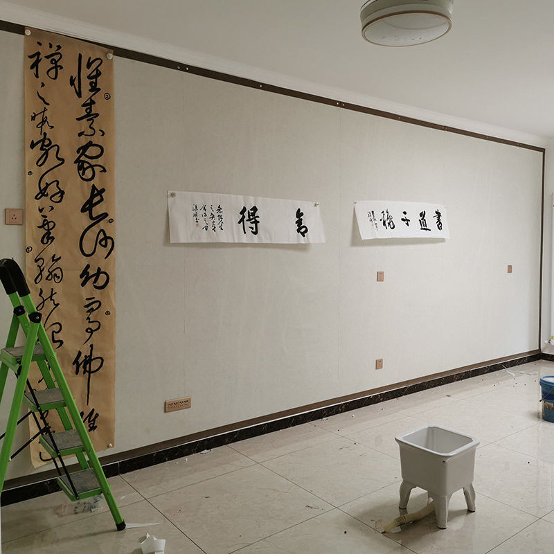 磁性毛毡墙贴吸书画带磁软铁板书法展示教学磁铁固定国画画板墙纸
