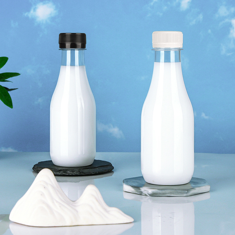250ml牛奶空瓶一次性塑料pet矿泉水果汁饮料透明小分装瓶厂家批发
