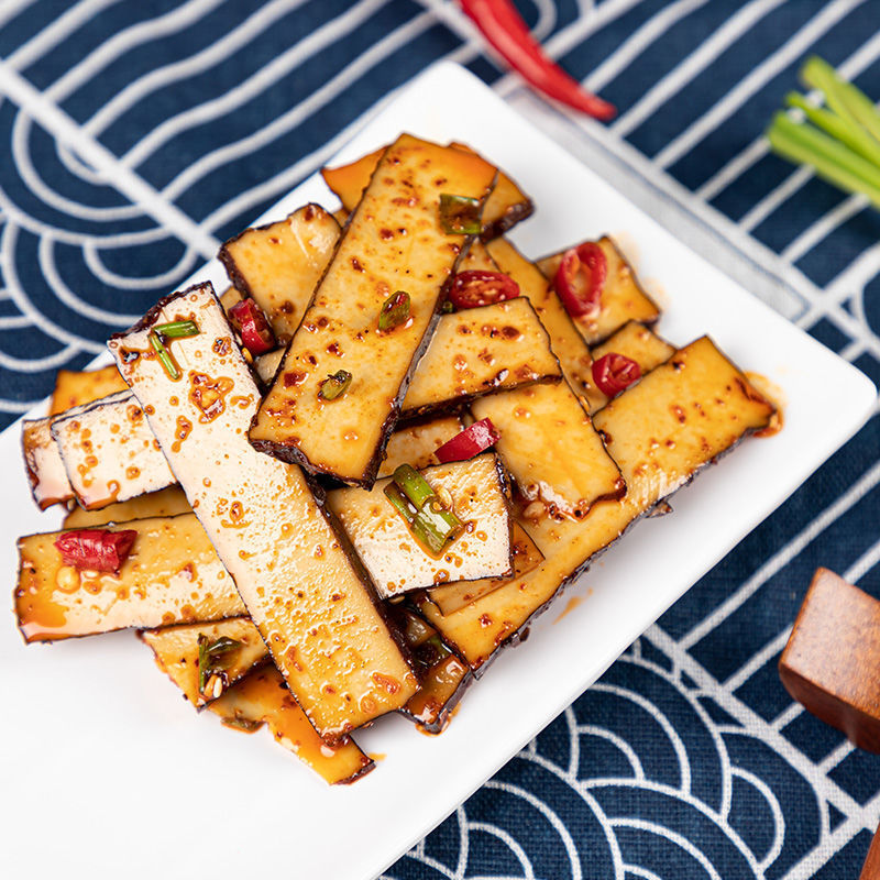 湖南武冈香干子邵阳武冈卤豆腐干麻辣条卤菜熟食豆腐豆皮制品
