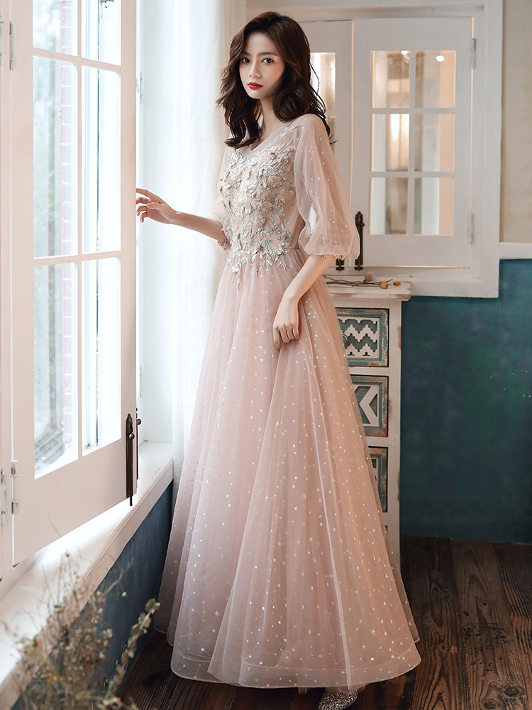 公主袖伴娘裙图片-海量高清公主袖伴娘裙图片大全 - 阿里巴巴