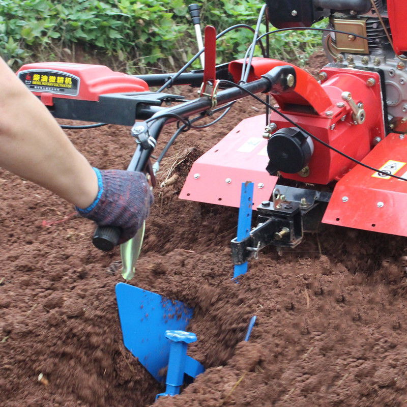 耕机小型多功能农用柴油耕地机四驱山地旋耕机松土机犁地开沟机￥621