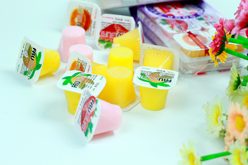 爱请客小优果冻192克优酪果冻 柔嫩丝滑入口即化好吃有滋味