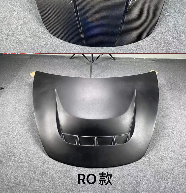 适用于特斯拉model 3改装碳纤维机盖tesla开孔引擎盖车头盖前盖