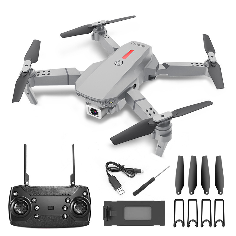 Uav New Folding Hd Real-Time Aerial Photography Optical Flow Positioning Long Endurance Anti-Collision Four-Side Obstacle Avoidance Children's Toys