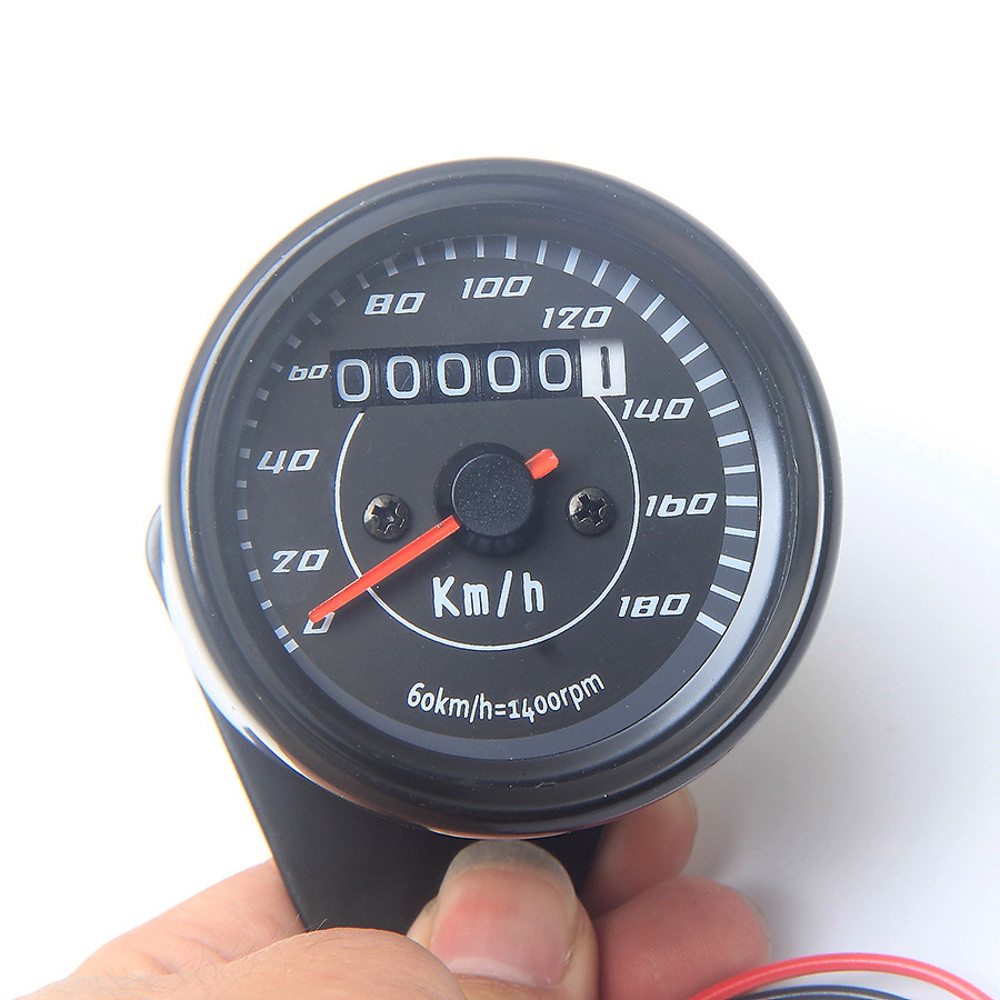 摩托车复古猴子仪表led里程表改装嘉陵70公里表码表适用哈雷巡航