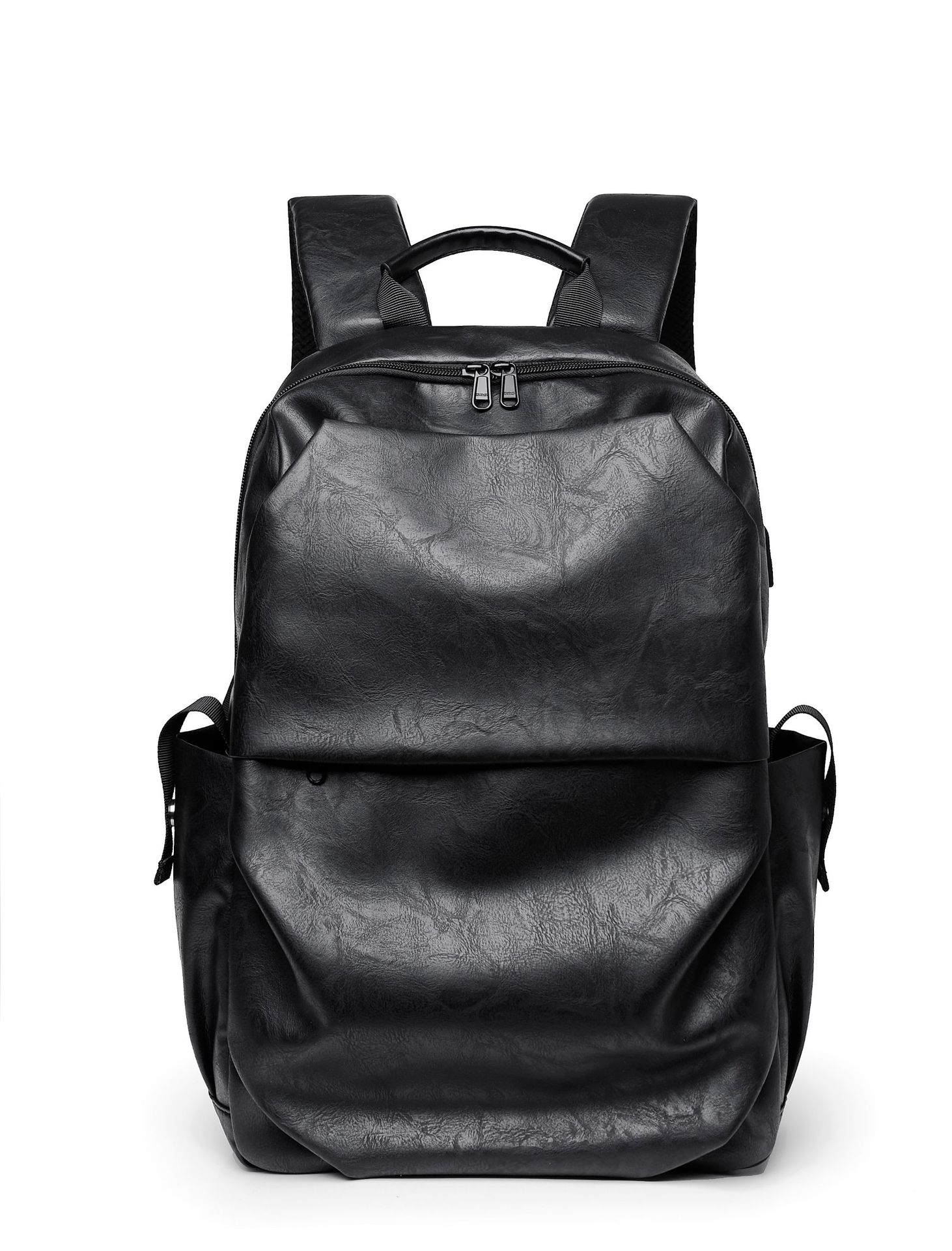 Quality Men's Bag New Backpack Pu Large Capacity Computer Bag Business Trip Leisure Backpack Men One Piece Dropshipping