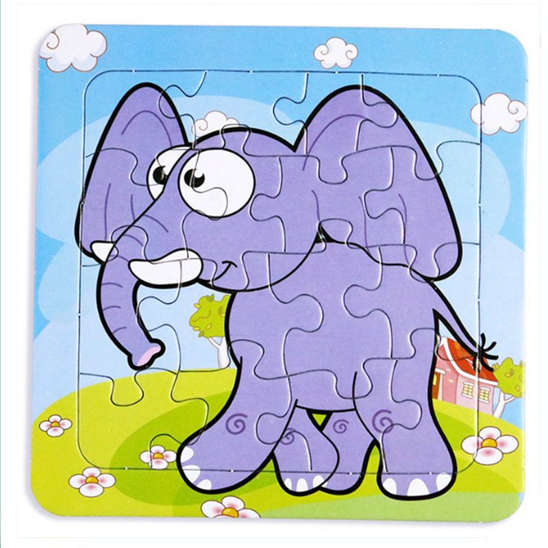 纸质制卡通动画拼图幼儿童宝宝早教益智玩具礼物赠品批发厂家货源