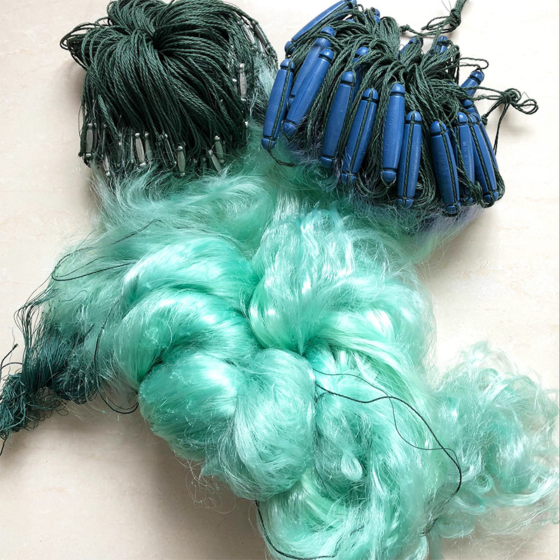 塑料浮子三层沉网浮网丝网绿丝浮渔网捕鱼粘网不缠网草鱼量大从优