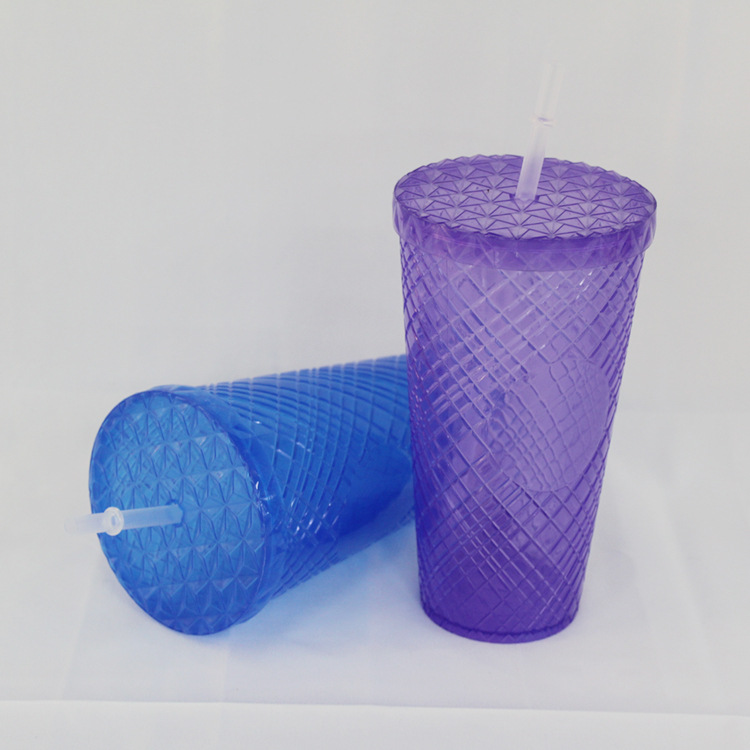 New Plastic Suction Cup Cup with Straw