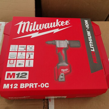 milwaukee米沃奇充电式12v铆钉枪电动拉铆枪美沃奇m12bprt-阿里巴巴