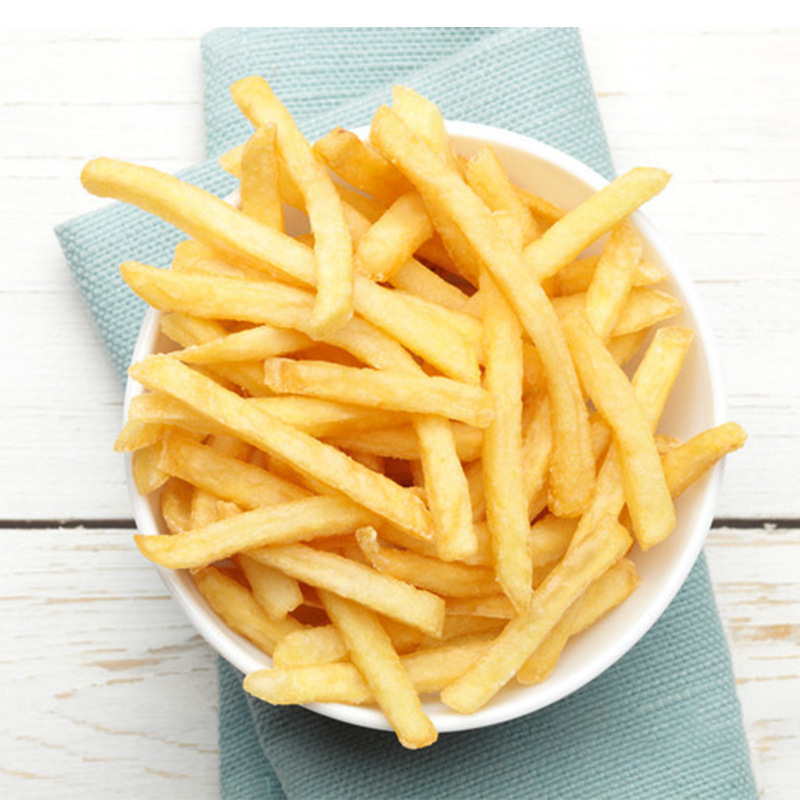 麦肯臻脆3/8粗薯条半成品裹粉粗薯冷冻薯条美式盐味直薯商用2kg