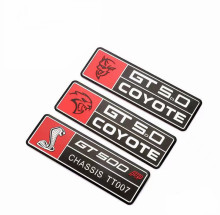 适用15-23款福特野马改装中网谢尔比gt500眼镜蛇标金属蝰蛇后尾标