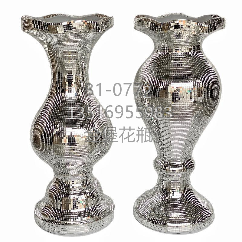 Factory Batch Hair Fringe Grip Stabilizer Pad Pearl Sticker Glass Mirror Vase Flower Stand Living Room and Hotel Wedding Decoration Mosaic Flower Stand