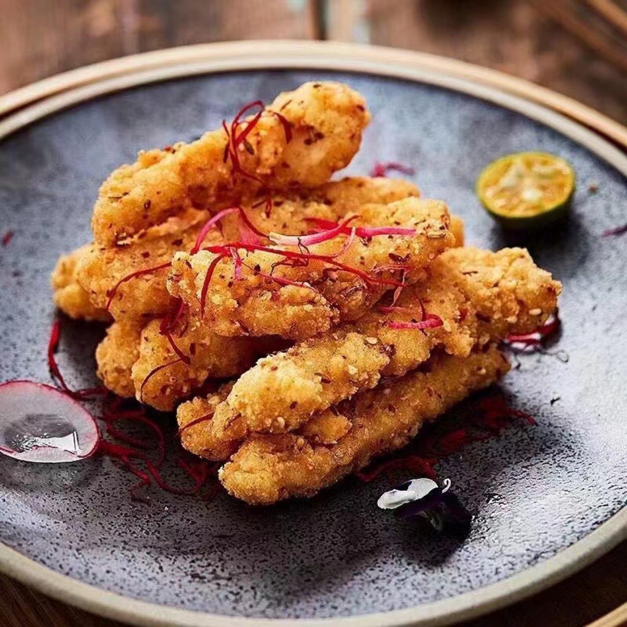 cp正大孜然鸡柳400g袋装半成品黄金酥脆鲜商用批发饭店炸货店包邮