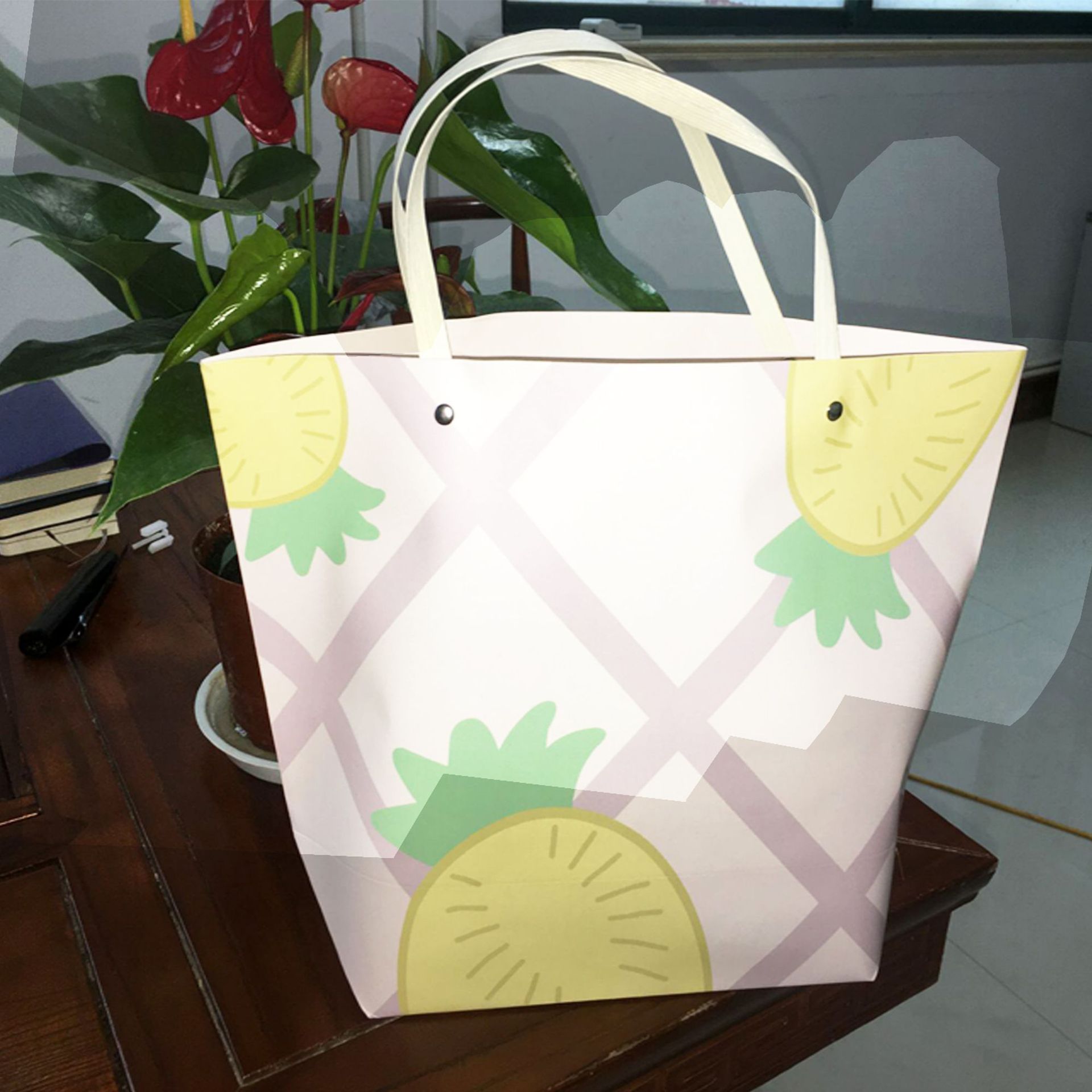 元宝款礼品袋手提袋纸袋铆钉袋水果西瓜草莓菠萝图