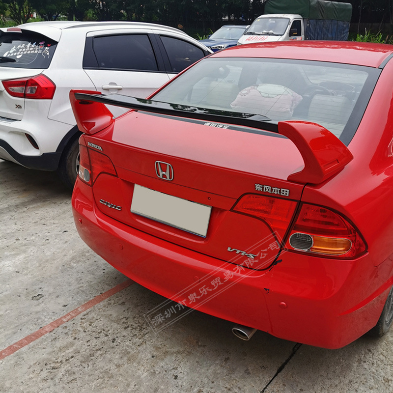 适用06-15本田八代老思域尾翼fd2改装思铭无限款装饰8代gt跑车翼