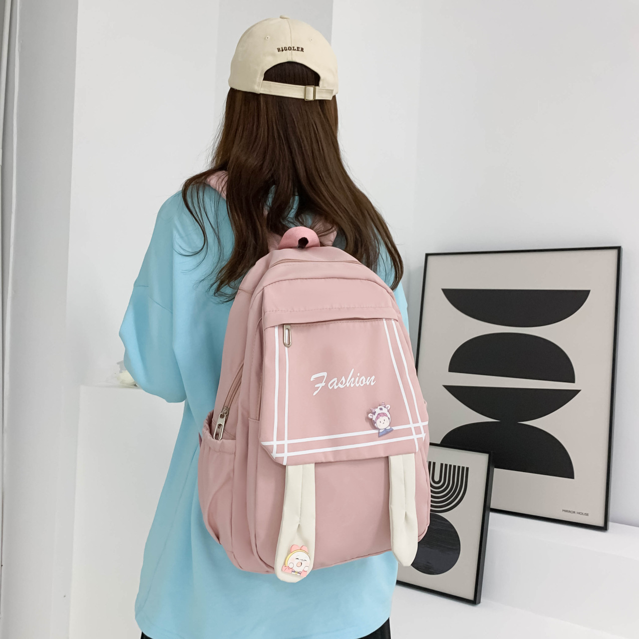 Middle School Student Schoolbag Female Junior High School Student Large Capacity 2023 New Summer High School Student Backpack Primary School Student Girl Backpack