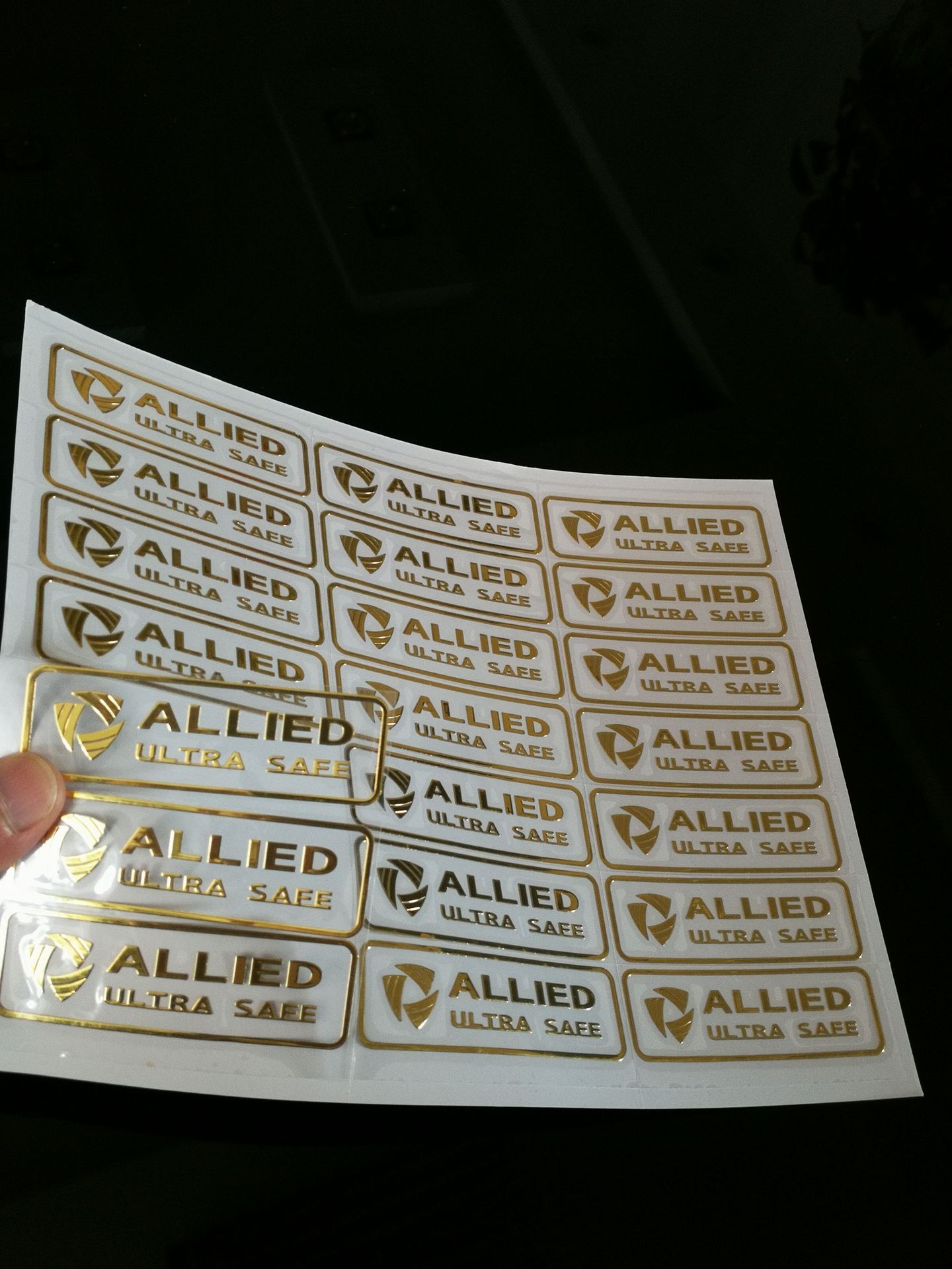 金属标牌金属logo超薄分体字电铸超薄镍片贴标金属商标金属标签