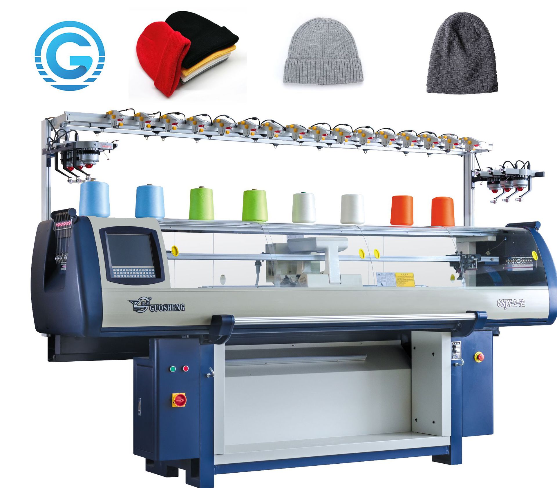 常熟国盛 全自动毛衣针织机电脑横机 双系统52英寸毛衣机