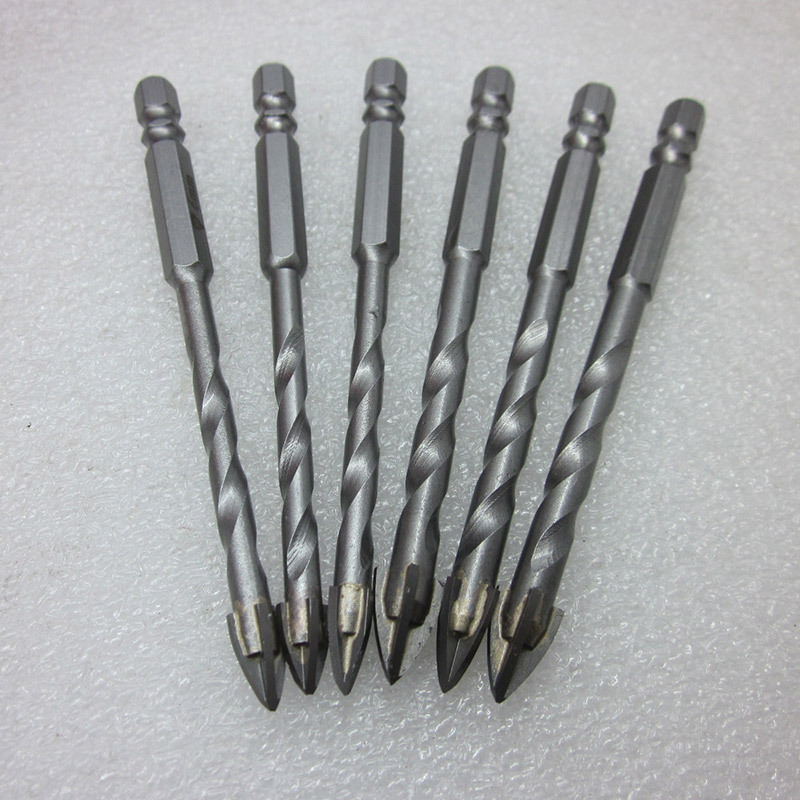 工具耗材十字头多用钻头四刃合金刀头电批杆单头陶瓷电钻头批头