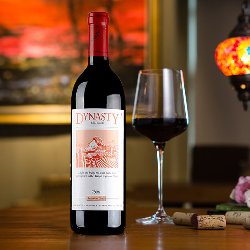 王朝(dynasty)经典老王朝干红葡萄酒 750ml单瓶整箱装 国产红酒