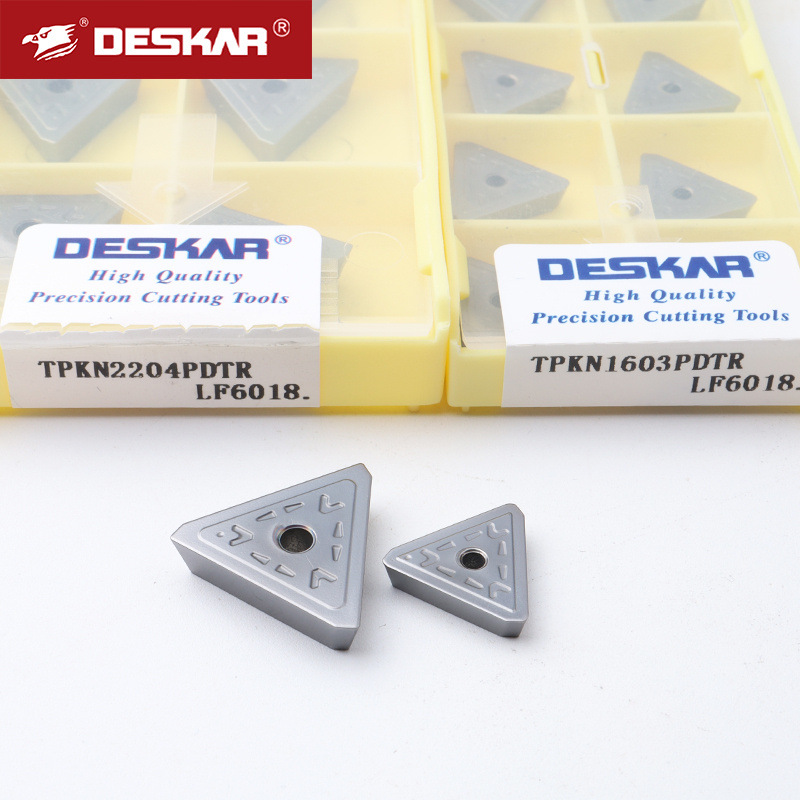 DESKAR戴斯卡数控铣刀片TPKN1603/2204PDTR LF6018加工不锈钢刀片