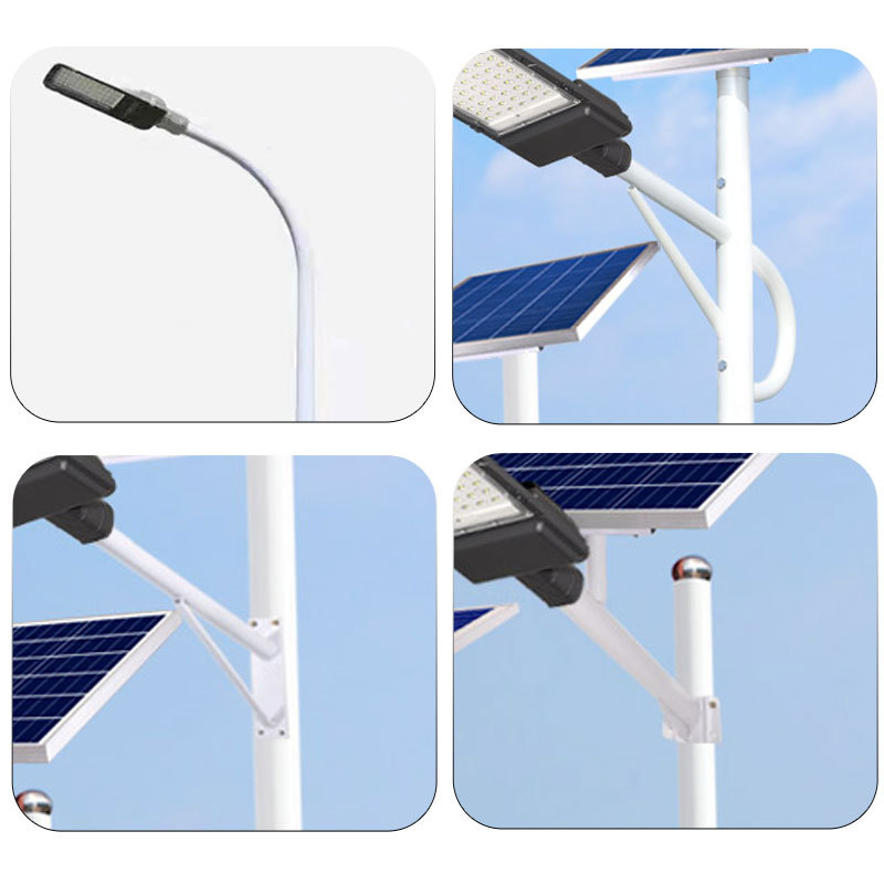 太阳能路灯杆 新农村改造3米4米5米6米海螺臂a型臂单臂市电灯杆