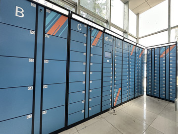 智能快递柜小区门口室外自提收纳柜校园投递收件柜包裹驿站寄存柜