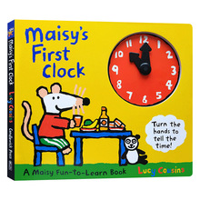 小鼠波波绘本英文版2-5岁小鼠波波的第1个时钟Maisy'sFirst Clock