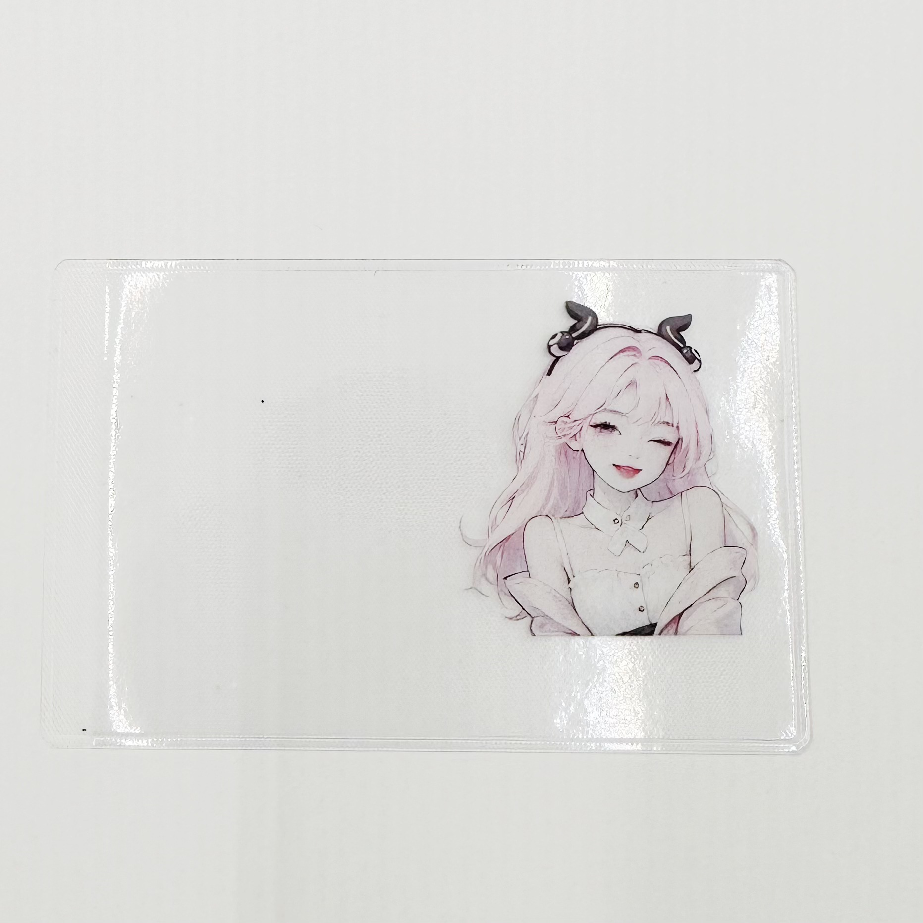 Cosmo Lady Series Xiaohongshu Same Style ID Card Avatar Funny Protective Cover Anti-Magnetic ID Card Transparent Card Cover