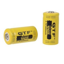 GTF  3.7v, 16340, 2800mah, cr123a, lr123a, 用于手电筒
